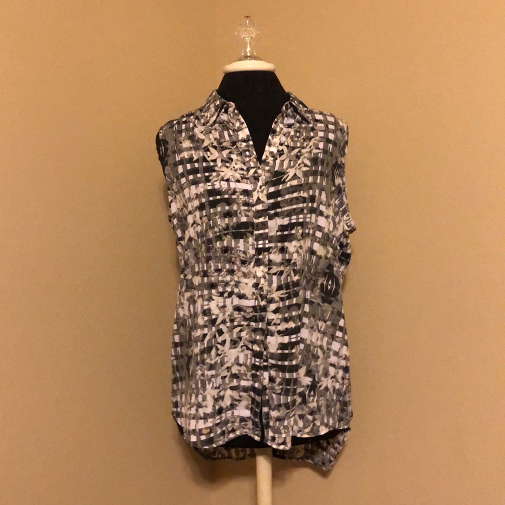❤️ Patterned Button Front collared blouse ❤️